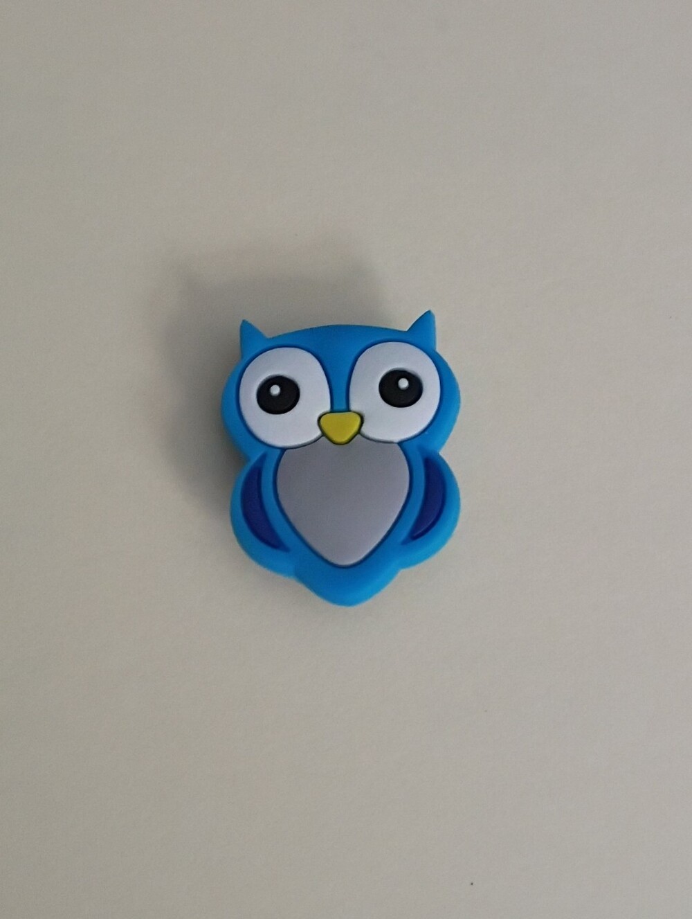 10 for $10 Jibbitz Croc Charms - Blue Owl w/ Grey Belly & Yellow Nose - Animal